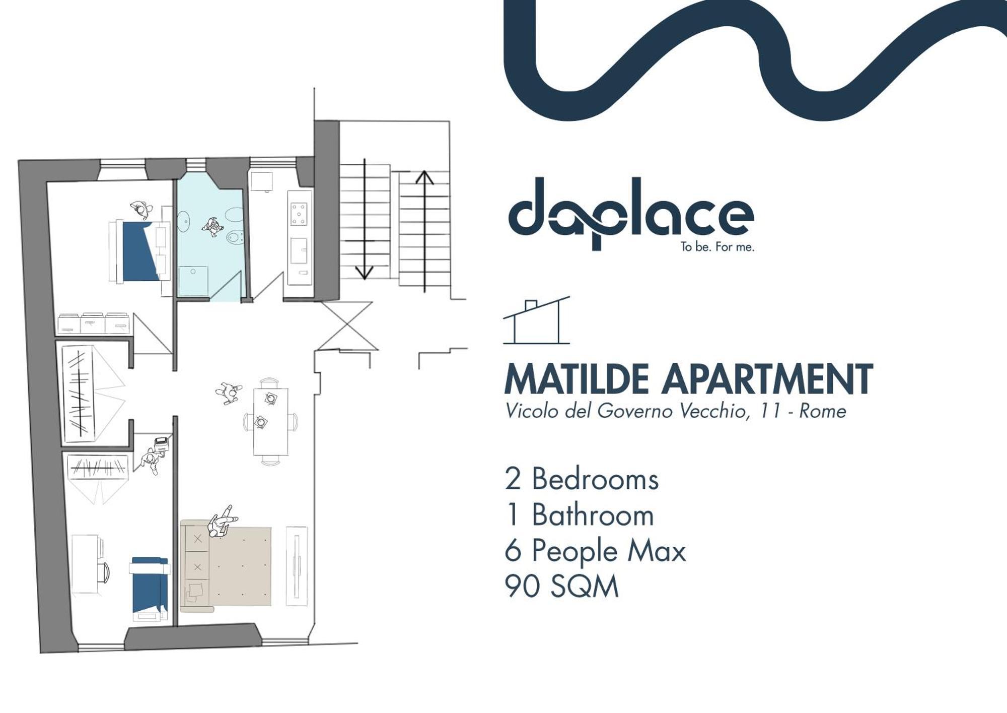 Daplace - Matilde Apartment Roma Eksteriør bilde